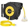Image 1 : BNIB DEWENWILS Retractable Extension Cord Reel, 40 FT Heavy Duty Power Cord Retail $130