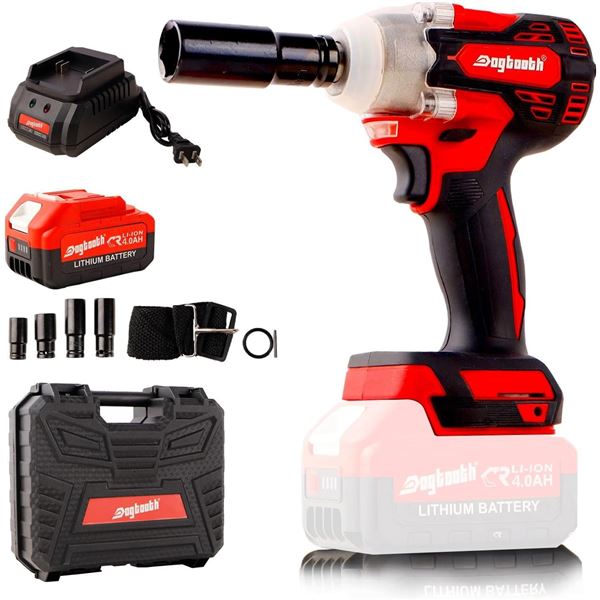 Group of 2 New DOGTOOTH 21V Cordless Impact Wrench 1/2''