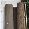 Image 2 : 3 Pcs Tall Faux Tree Trunks - Decorative Hollow Log Props, H96" Each