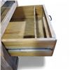 Image 3 : Set of 2 NACH Furniture Rustic Wood 3-Drawer Storage Cabinet