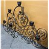 Image 2 : Wrought-Iron Scrollwork Wall Candle Holder