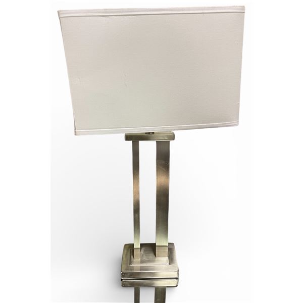 Contemporary Double-Post Table Lamp