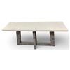 Image 1 : Rectangular Table with Wood Base