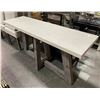 Image 2 : Rectangular Table with Wood Base