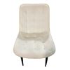 Image 2 : Set of 3 Cream White Upholstered Accent Chairs