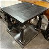 Image 2 : Dark Espresso Brown Square Wood Coffee Table