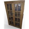 Image 1 : New Nach Rustic Glass-Front Display Cabinet