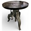 Image 1 : NACH Industrial Crank-Style Round Bistro Table
