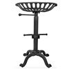 Image 2 : NACH Adjustable Height Swivel Tractor Stool Black (QA-1000 BK)
