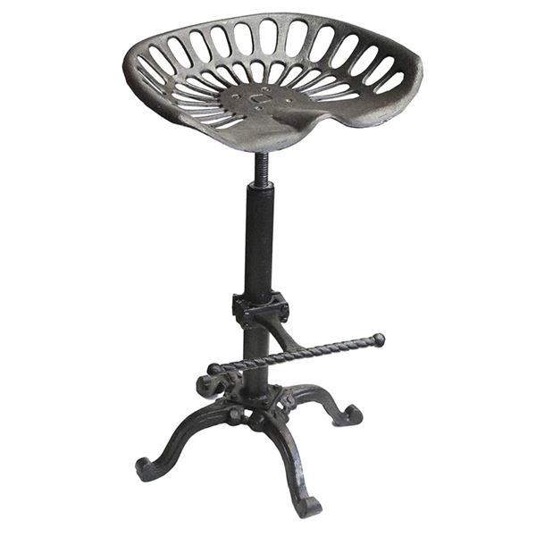 New NACH Adjustable Tractor Seat Stool Black (without box)