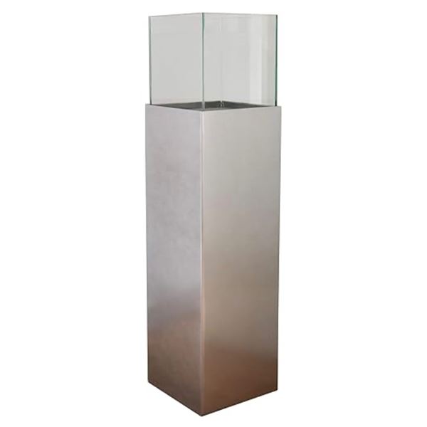 Mirrored Pedestal Display Stand