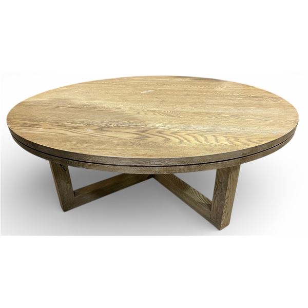 Modern Round Wood Coffee Table
