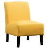 Image 1 : BNIB Nadine Collection Yellow Fabric Slipper Chair (453FS-YL)