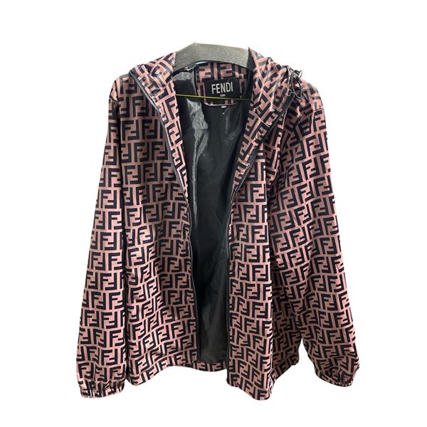 Fendi Roma Zucca FF Monogram Hooded Jacket (Size 3XL) - Authenticity Unverified