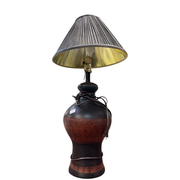 Two-Tone Glazed Table Lamp