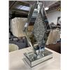 Image 2 : Glam Mirrored Diamond Table Lamp