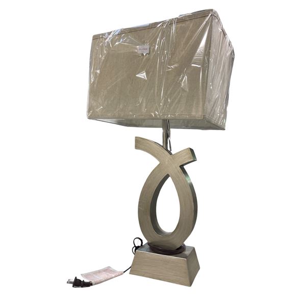 Modern Sculptural Loop Table Lamp