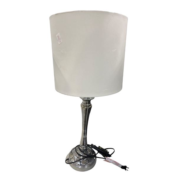 Contemporary Chrome Table Lamp