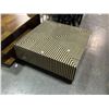 Image 2 : Geometric Striped Coffee Table, H11" x. W31.5" x D31.5"