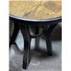 Image 2 : Round Wooden Top Side Table, H24" x Dia. 22"