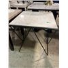Image 2 : Square Stone-Top Side Table, H20" x 20" x 20"