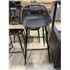 Image 2 : New Moe's Home Collection Piazza Black Outdoor Bar Stool (QX-1004-02)
