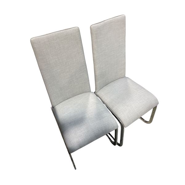 Pair of Scab Design Grey Mannequin Dining Chairs - RV: $860 CAD (Made in Italy)