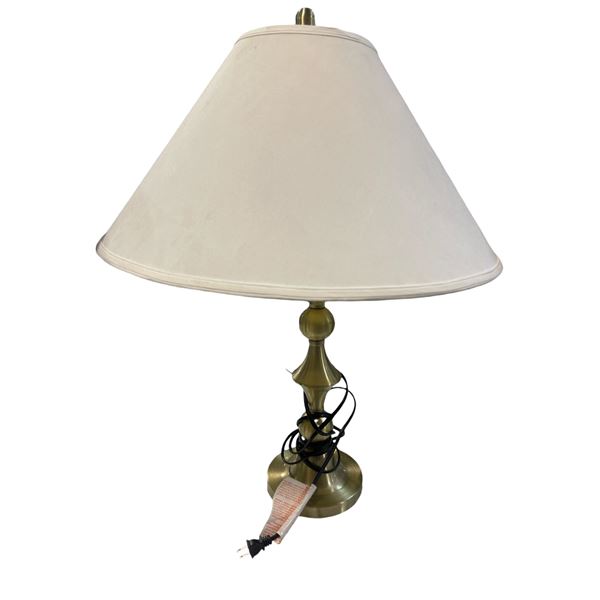 Antique-Inspired Metallic Table Lamp