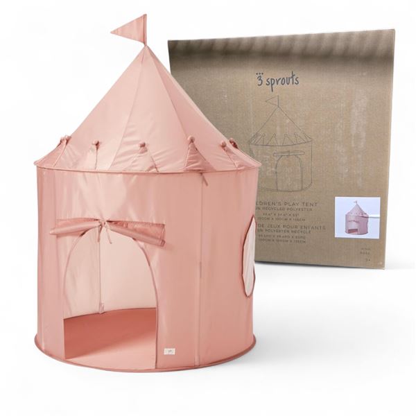 BNIB 3 Sprouts Recycled Fabric Play Tent Retail $55 (Colour May Vary)