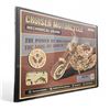 Image 2 : BNIB ROKR 3D Wooden Motorcycle Puzzle-Wood Model Car Kits Retail $62