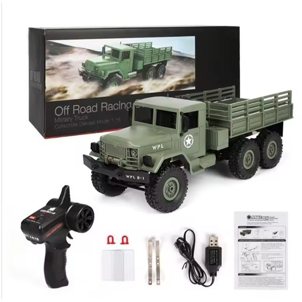 BNIB Off Road Racing Series Military Truck 1:16 Spoobot