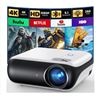 Image 1 : Official Licensed Google TV Smart Projector, HAPPRUN Projector 4k Support with Dolby Sound Retail $4