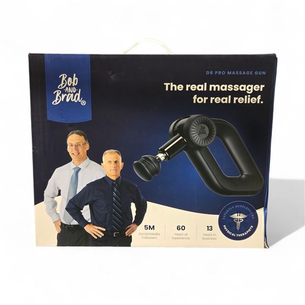 BNIB BOB AND BRAD D6 Pro Massage Gun Retail $299