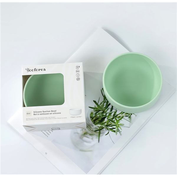 2 Boxes of Yooforea Silicone Suction Bowl (Random Colour)