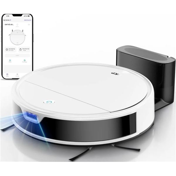 Group of 4 - OKP Robotic Vacuum Cleaner (Model K5) - As is