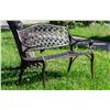 Image 2 : BNIB Hi-Line Gift - Bronze Lattice Design 40" Garden Bench - RV: $289 CAD (78650-BZ)