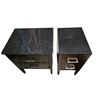 Image 2 : 2 Pcs Wood 2-Drawer Nigthstand and Chest