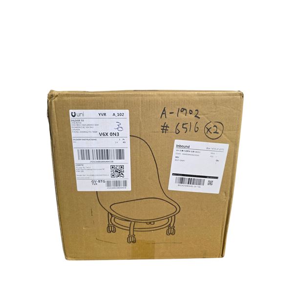 4 Boxes Low Roller Stool (Model: 8027 - Random Colour)