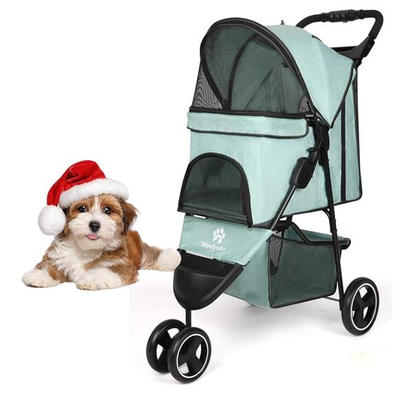 2 Boxes Wedyvko Folding Pet Dog Stroller (Model: P04CX-Grey)