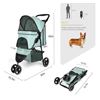 Image 2 : 3 Boxes Wedyvko Folding Pet Dog Stroller Black (Model: P09)