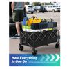 Image 1 : Kitsure Folding Wagon Black (115x60x96cm)