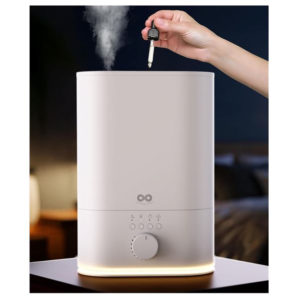 BNIB Everlasting Comfort 6L Ultrasonic Cool Mist Humidifier for Bedroom (Colour May Vary - White or 