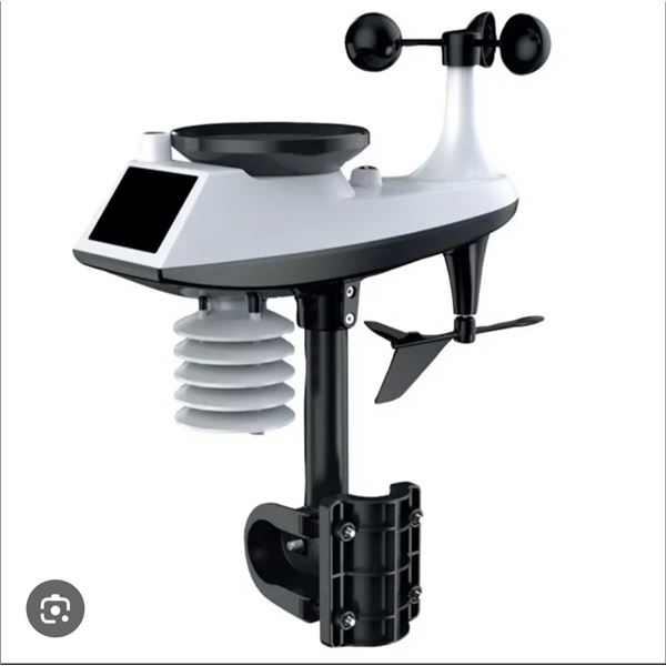 Raddy VP7 Weather Station Indoor Outdoor Thermometer Wireless Color Display Atomic Clock with Rain G