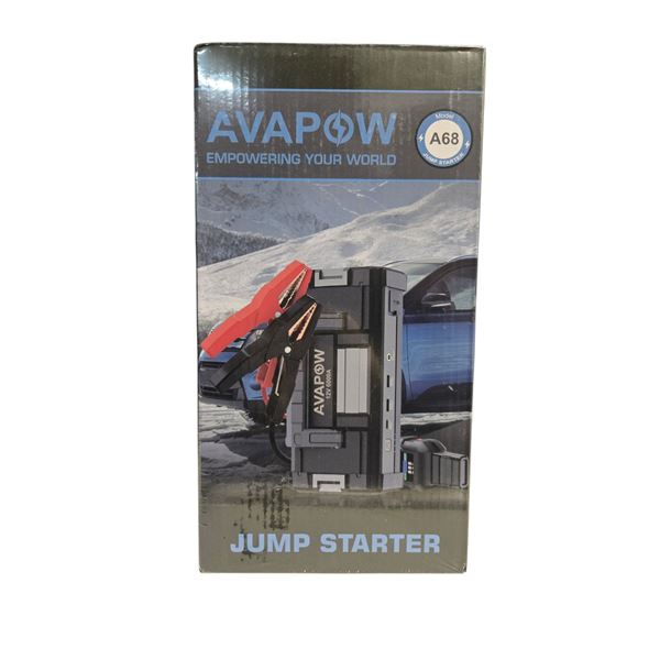 BNIB Avapow A68 Jump Starter Retail $300