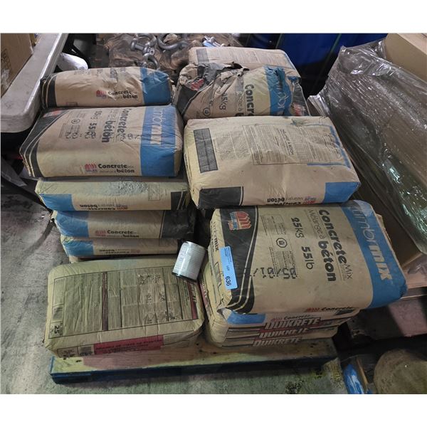 Pallet of Quikrete Concrete Mix 55 lb Each Bag
