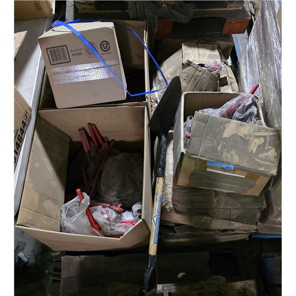 Pallet of Load Binders and Misc Heavy-duty Items