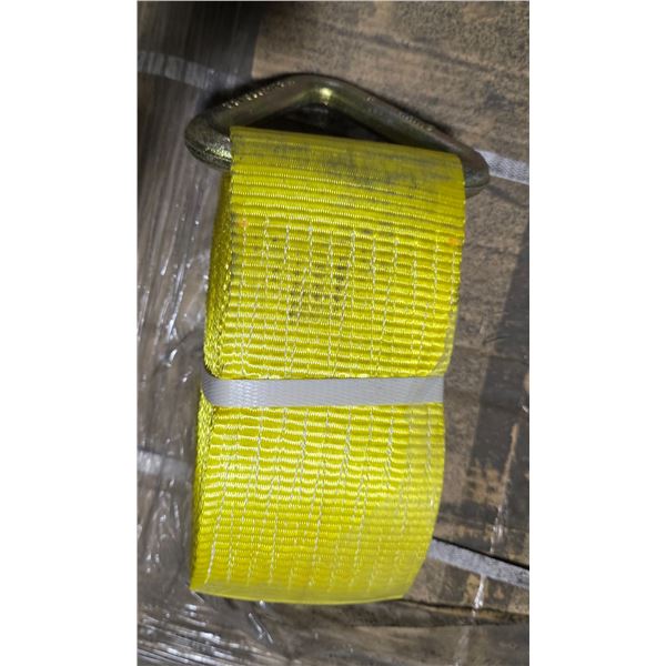Pallet of Winch Strap with D-ring 4" x 30'