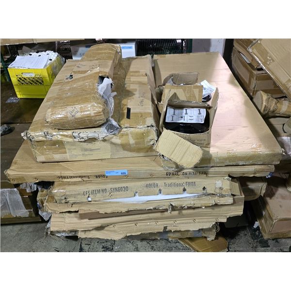 Pallet of Wooden Boards - Multiuse Ideal for Tabletops, Shelves, and DIY Projects