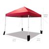 Image 3 : BNIB Open Amazonbasics Outdoor Pop Up Canopy, 10 ft x 10 ft (3 m x 3 m) with Wheeled Carry, 4-Pk Wei