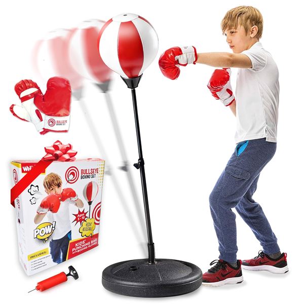 Whoobli stand up kids punching bag